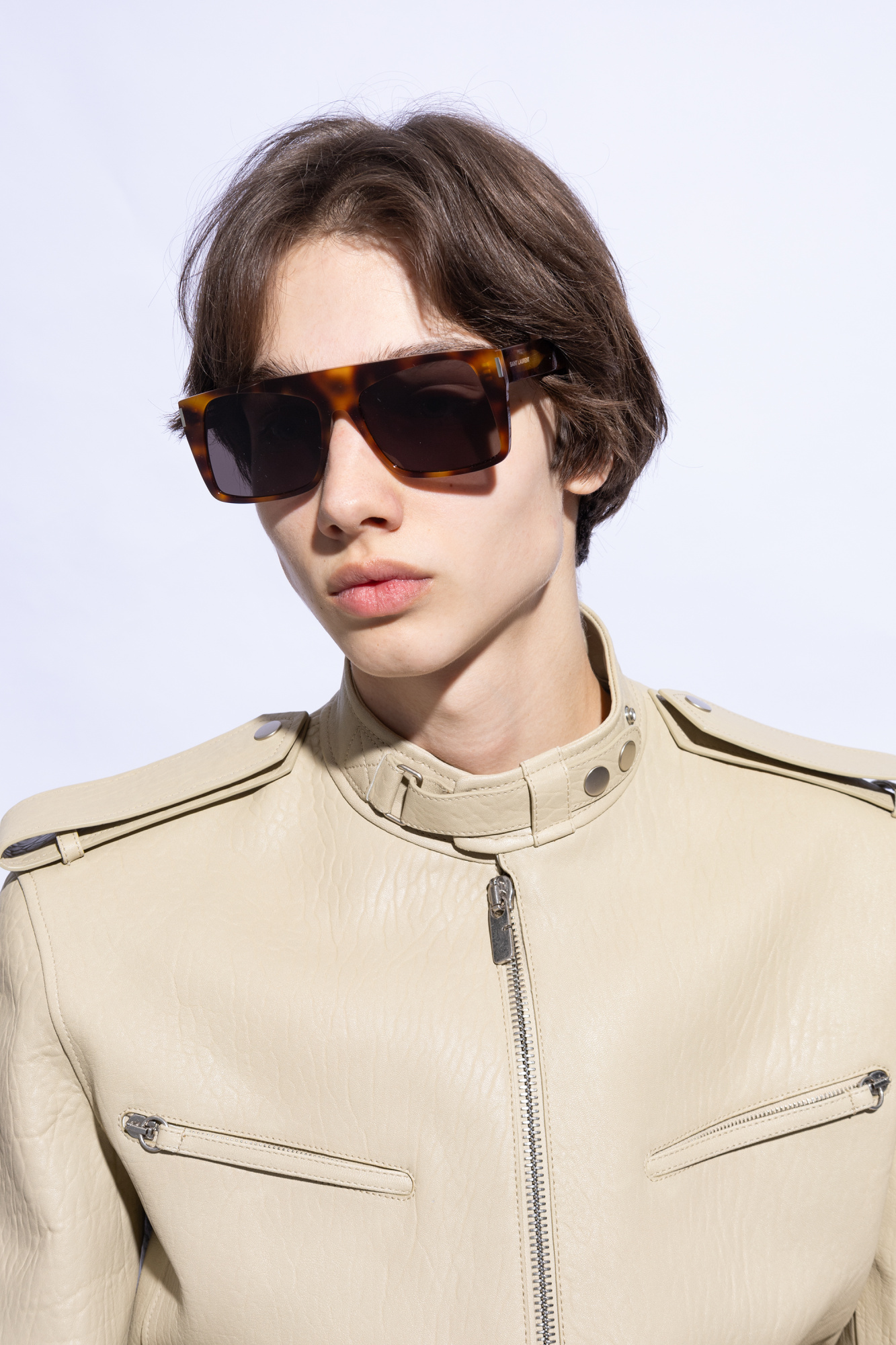 サングラス Saint Laurent SL M136 sunglasses Saint Laurent Sun SL M136 001 Sunglasses - US
